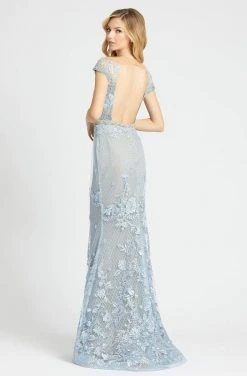 Mac Duggal - 79182D Bead And Lace Embellished Sheath Dress Formal Gowns 15 Mac Duggal - 79182D Bead And Lace Embellished Sheath Dress Formal Gowns