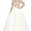 Formal Gowns Mac Duggal Ballgowns - 50526H Two Piece Floral Embroidered Ballgown