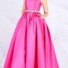 Formal Gowns Mac Duggal Ballgowns - 66728H Jeweled Pleated Ballgown With Train