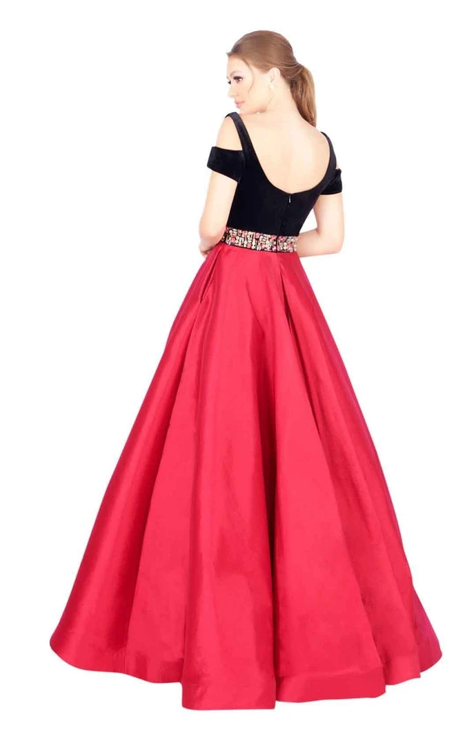 Mac Duggal Ballgowns - 77506H Cold Shoulder Fitted Ballgown Formal Gowns 5 Mac Duggal Ballgowns - 77506H Cold Shoulder Fitted Ballgown Formal Gowns