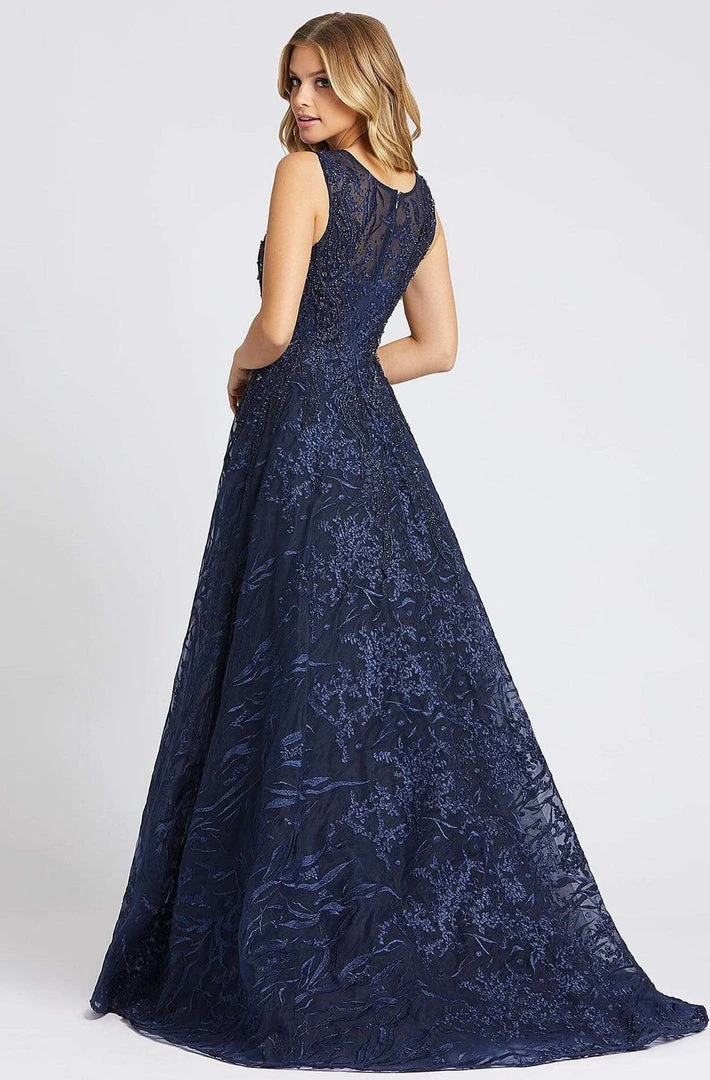 Mac Duggal Couture - 20105D Beaded Embroidered Illusion Jewel Gown Formal Gowns 4 Mac Duggal Couture - 20105D Beaded Embroidered Illusion Jewel Gown Formal Gowns