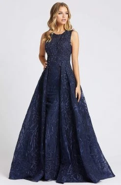 Mac Duggal Couture - 20105D Beaded Embroidered Illusion Jewel Gown Formal Gowns