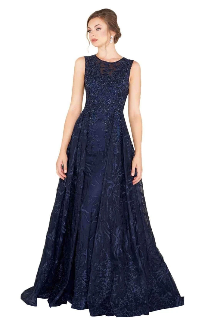 Mac Duggal Couture - 20105D Beaded Embroidered Illusion Jewel Gown Formal Gowns 5 Mac Duggal Couture - 20105D Beaded Embroidered Illusion Jewel Gown Formal Gowns