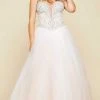 Mac Duggal Embellished Strapless Long Gown In Ivory/Nude 65357H - 1 Pc Ivory/Nude In Size 10 Available Formal Gowns 2 Mac Duggal Embellished Strapless Long Gown In Ivory/Nude 65357H - 1 Pc Ivory/Nude In Size 10 Available Formal Gowns
