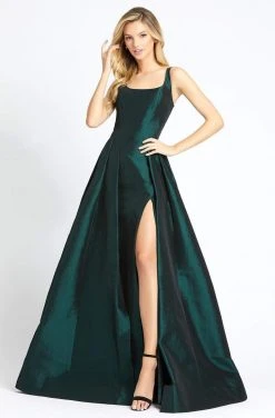 Mac Duggal Evening - 12225D Sleeveless Ballgown With High Slit Formal Gowns 9 Mac Duggal Evening - 12225D Sleeveless Ballgown With High Slit Formal Gowns