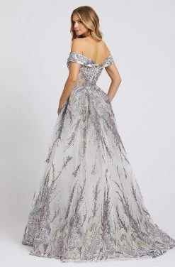 Mac Duggal Evening - 20174D Embellished Deep Off-Shoulder Ballgown Formal Gowns