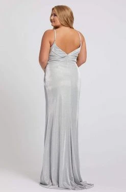 Mac Duggal Fabulouss - 49049F Glittered Long Column Dress Formal Gowns 6 Mac Duggal Fabulouss - 49049F Glittered Long Column Dress Formal Gowns