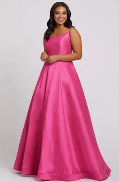Formal Gowns Mac Duggal Fabulouss - 67219F Scoop Neck A-line Gown With Train 6 Formal Gowns Mac Duggal Fabulouss - 67219F Scoop Neck A-line Gown With Train