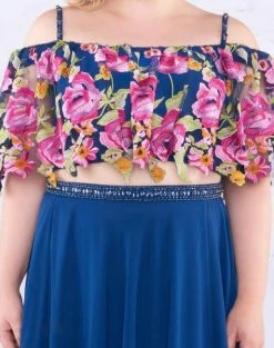 Formal Gowns Mac Duggal Fabulouss - 77521F Embellished And Printed A-line Dress 7 Formal Gowns Mac Duggal Fabulouss - 77521F Embellished And Printed A-line Dress