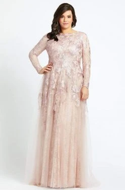 Mac Duggal Fabulouss - 77679F Embroidered Floral Long A-line Dress Formal Gowns
