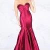 Mac Duggal Flash - 12110L Metallic Mesh Strapless Trumpet Evening Gown Formal Gowns