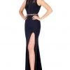 Mac Duggal - Ornate Illusion Paneled Evening Dress 2104L - 1 Pc Blk In Size 14 Available 2 Mac Duggal - Ornate Illusion Paneled Evening Dress 2104L - 1 Pc Blk In Size 14 Available