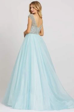 Mac Duggal Prom - 12266M Crystal Beaded V-neck Ballgown