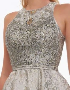 Mac Duggal Prom - 2090M Jewel Crusted Metallic Brocade Ballgown 7 Mac Duggal Prom - 2090M Jewel Crusted Metallic Brocade Ballgown