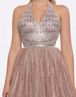 Formal Gowns Mac Duggal Prom - 30587M Beaded Plunging Halter Ballgown 7 Formal Gowns Mac Duggal Prom - 30587M Beaded Plunging Halter Ballgown