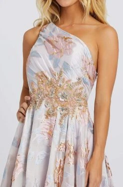 Mac Duggal Prom - 67124M Applique One Shoulder A-line Gown 7 Mac Duggal Prom - 67124M Applique One Shoulder A-line Gown