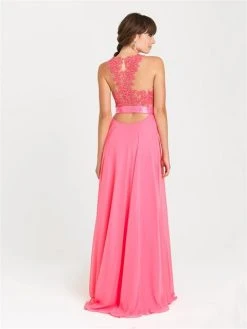 Madison James - 16-413 Dress In Hot Pink