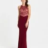 Madison James - 16-414 Dress In Wine Formal Gowns