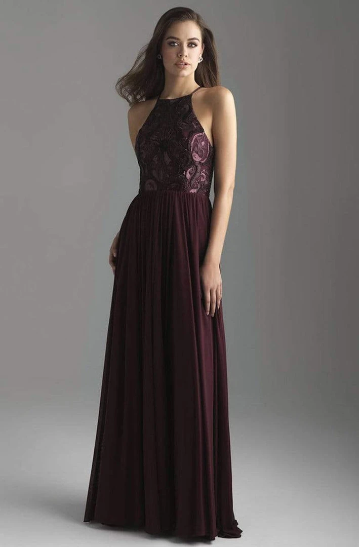 Formal Gowns Madison James - 18-605 Sequin Ornate Embroidered Bodice A-Line Gown 4 Formal Gowns Madison James - 18-605 Sequin Ornate Embroidered Bodice A-Line Gown
