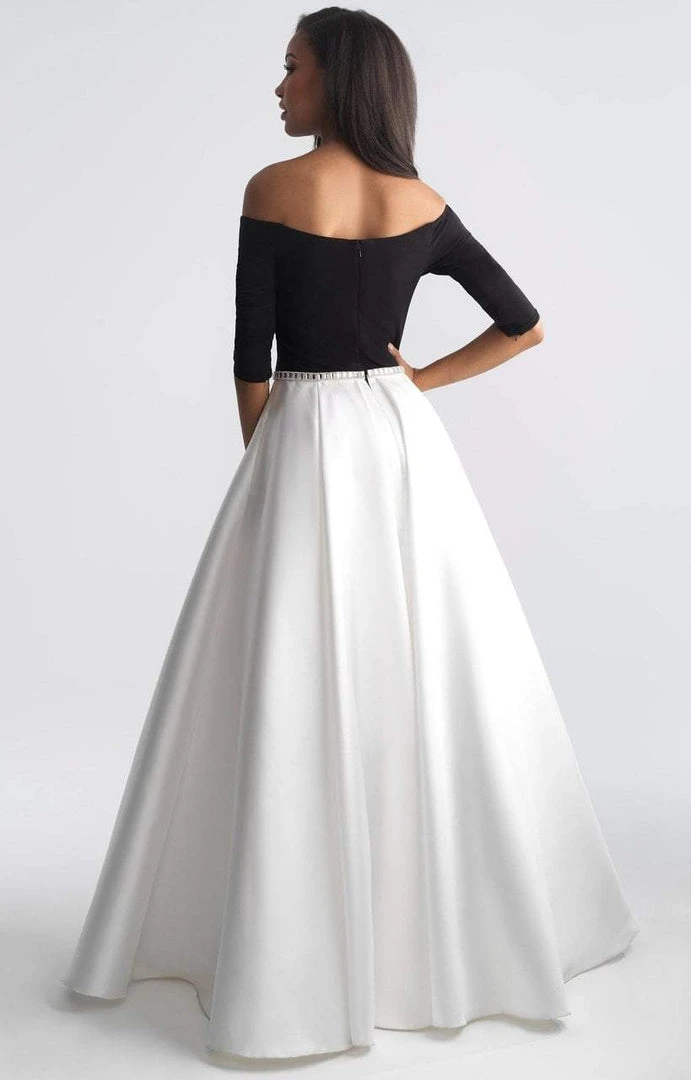Madison James - 18-609 Off The Shoulder Full A-Line Mikado Dress Formal Gowns 7 Madison James - 18-609 Off The Shoulder Full A-Line Mikado Dress Formal Gowns