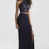 Madison James - 18-619 Two Piece Lace Sheath Dress