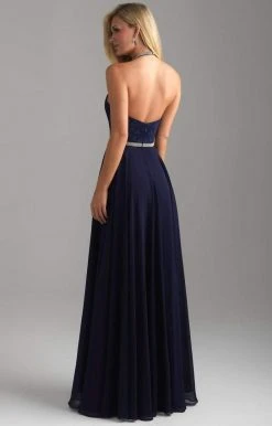 Madison James - 18-621 Beaded Halter Neck Lace And Chiffon Gown Formal Gowns 13 Madison James - 18-621 Beaded Halter Neck Lace And Chiffon Gown Formal Gowns