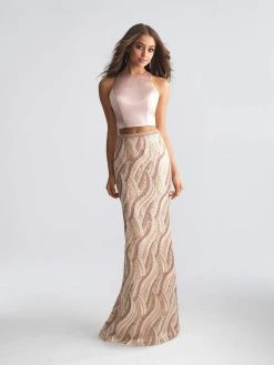 Madison James - 18-626 Two Piece Fitted Evening Dress