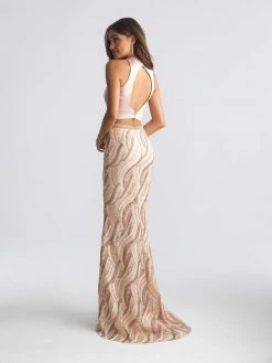 Madison James - 18-626 Two Piece Fitted Evening Dress