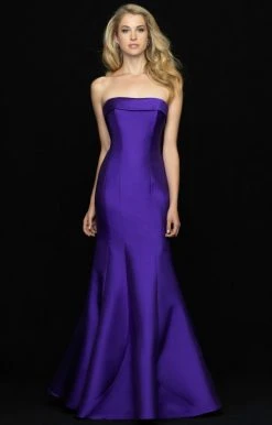 Madison James - 18-635 Strapless Mikado Mermaid Gown