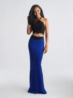 Formal Gowns Madison James - 18-673 Lace Two Piece Sheath Dress 8 Formal Gowns Madison James - 18-673 Lace Two Piece Sheath Dress