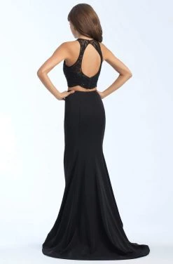 Formal Gowns Madison James - 18-688 Beaded Halter Trumpet Dress