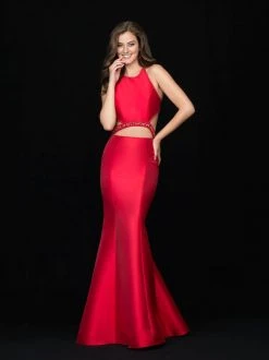 Madison James - 18-689 Embellished Halter Mermaid Dress Formal Gowns 11 Madison James - 18-689 Embellished Halter Mermaid Dress Formal Gowns