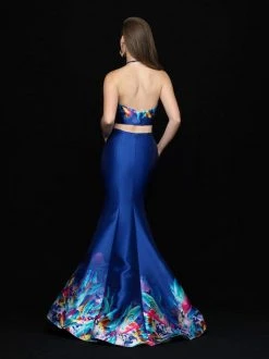 Madison James - 18-691 Halter Neck Two-Piece Mikado Mermaid Gown 5 Madison James - 18-691 Halter Neck Two-Piece Mikado Mermaid Gown