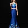 Madison James - 18-691 Halter Neck Two-Piece Mikado Mermaid Gown 1 Madison James - 18-691 Halter Neck Two-Piece Mikado Mermaid Gown