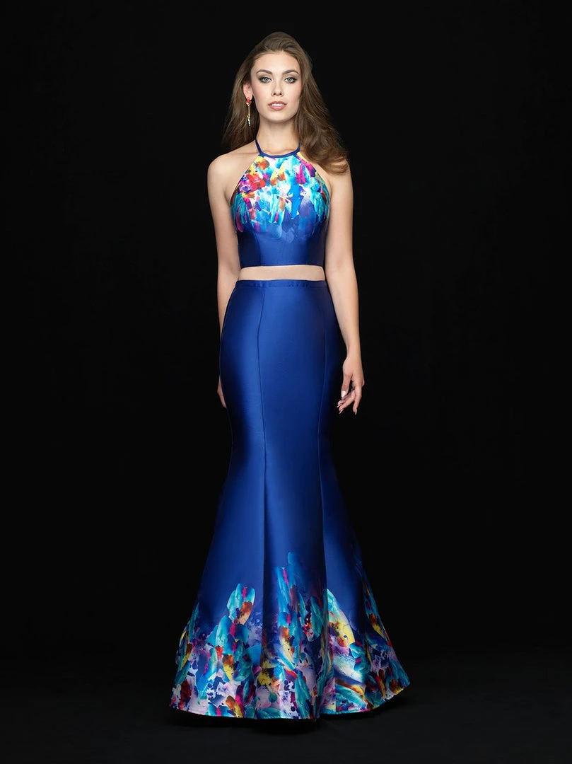 Madison James - 18-691 Halter Neck Two-Piece Mikado Mermaid Gown 3 Madison James - 18-691 Halter Neck Two-Piece Mikado Mermaid Gown