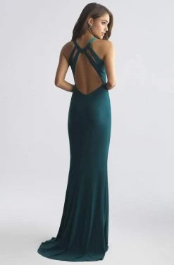 Madison James - 18-698 Beaded Cutout Sheath Sleeveless Jersey Dress - 1 Pc. Purple In Size 12 Available 7 Madison James - 18-698 Beaded Cutout Sheath Sleeveless Jersey Dress - 1 Pc. Purple In Size 12 Available