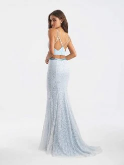 Madison James - 18-711 Two Piece V-neck Sheath Dress 9 Madison James - 18-711 Two Piece V-neck Sheath Dress