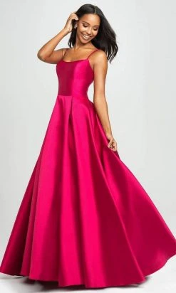 Formal Gowns Madison James - 19-107 Sleeveless Square Neck Mikado Prom Ballgown
