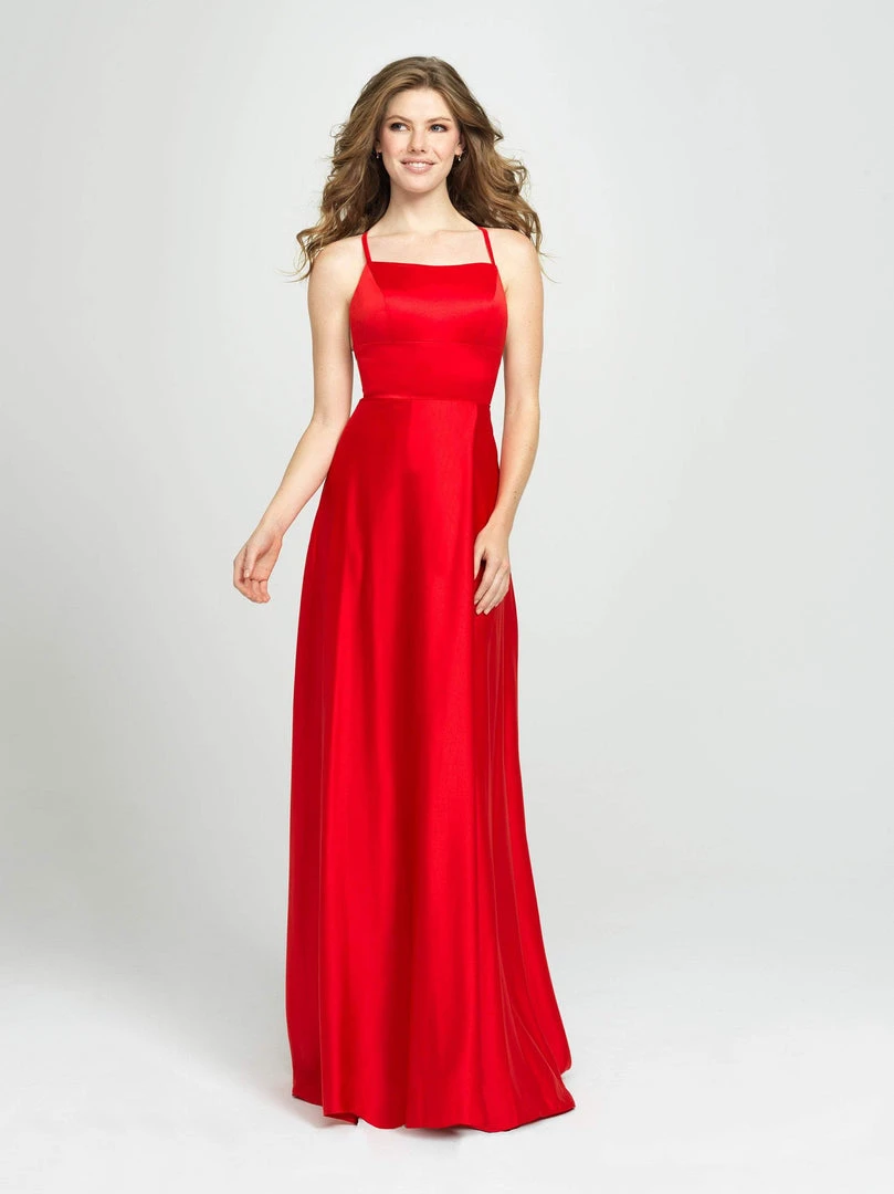 Formal Gowns Madison James - 19-115 Crisscross Designed Backless Satin Gown 4 Formal Gowns Madison James - 19-115 Crisscross Designed Backless Satin Gown