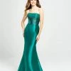 Madison James - 19-130 Strapless Beaded Bodice Mikado Gown 2 Madison James - 19-130 Strapless Beaded Bodice Mikado Gown