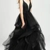 Formal Gowns Madison James - 19-138 Plunging V-Neck Ruffled Ballgown 1 Formal Gowns Madison James - 19-138 Plunging V-Neck Ruffled Ballgown