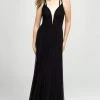 Madison James - 19-152 Illusion Plunging Sparkling Straps A-Line Gown Formal Gowns 2 Madison James - 19-152 Illusion Plunging Sparkling Straps A-Line Gown Formal Gowns