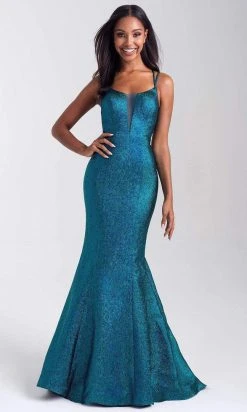 Madison James - 20-306 Strappy Scoop Mermaid Dress
