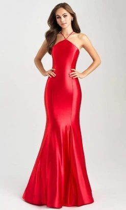 Madison James - 20-308 Halter Neck Open Back Mermaid Evening Gown 13 Madison James - 20-308 Halter Neck Open Back Mermaid Evening Gown