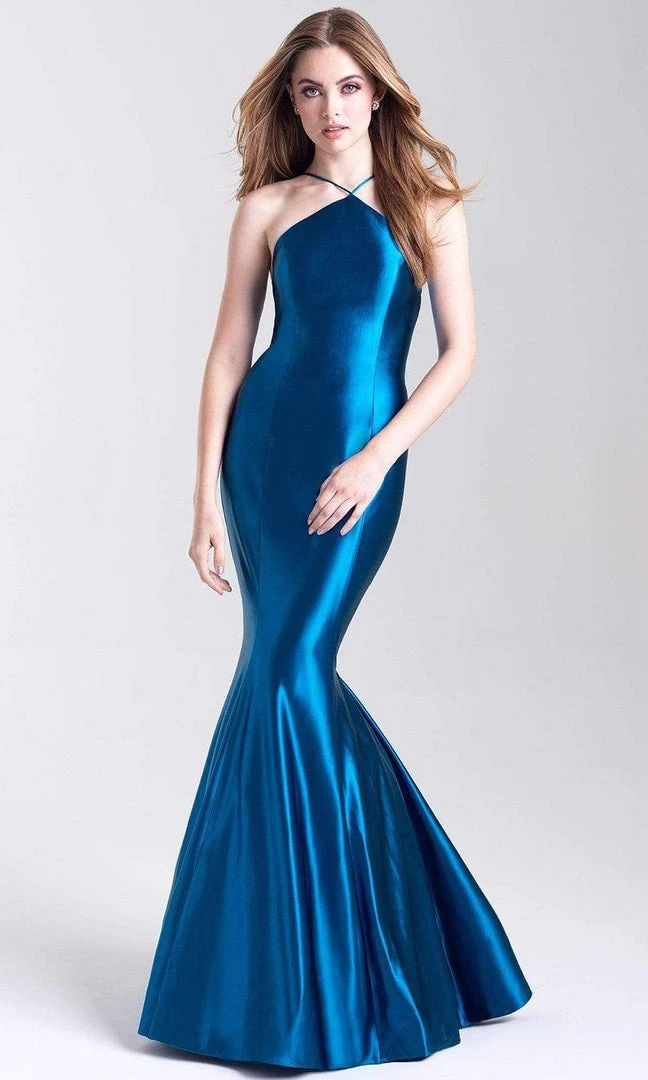 Madison James - 20-308 Halter Neck Open Back Mermaid Evening Gown 3 Madison James - 20-308 Halter Neck Open Back Mermaid Evening Gown
