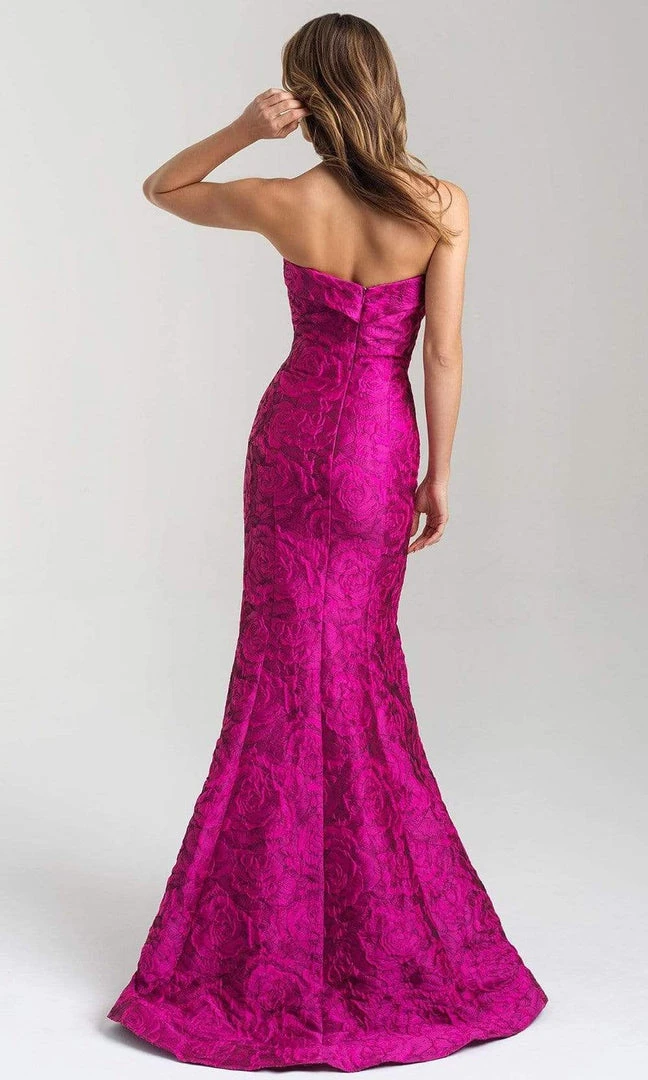 Madison James - 20-315 Floral Brocade Strapless Mermaid Dress 4 Madison James - 20-315 Floral Brocade Strapless Mermaid Dress