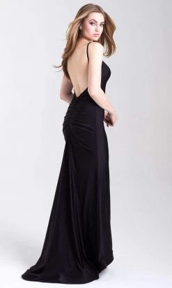 Formal Gowns Madison James - 20-319 Illusion Plunging Neck Sleeveless Mermaid Gown 11 Formal Gowns Madison James - 20-319 Illusion Plunging Neck Sleeveless Mermaid Gown