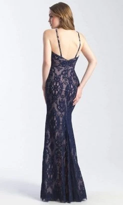Formal Gowns Madison James - 20-340 Stretch Lace Halter Sheath Dress