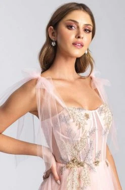 Formal Gowns Madison James - 20-343 Embroidered Sweetheart Tulle A-line Gown