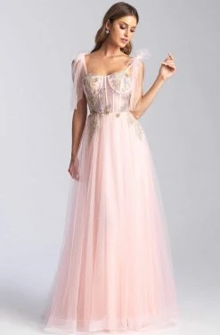 Formal Gowns Madison James - 20-343 Embroidered Sweetheart Tulle A-line Gown
